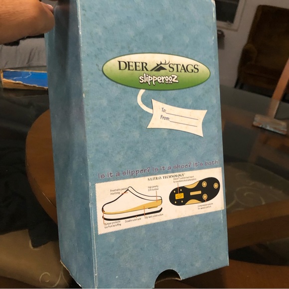 NWT- Deer Stags Slippers Slipperooz 9M Brown - Picture 13 of 13